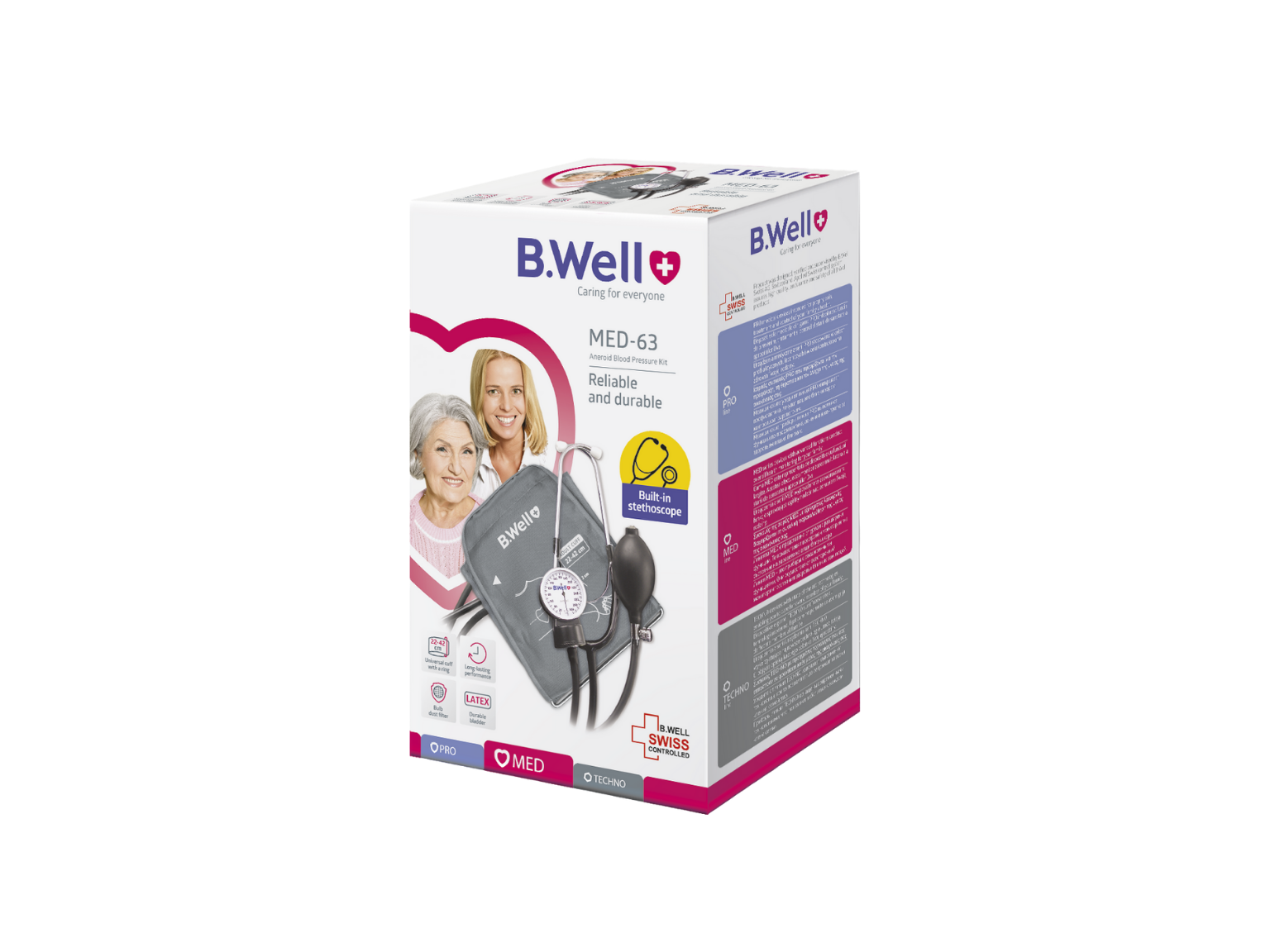 B.Well MED-63 Built In Stethoscope