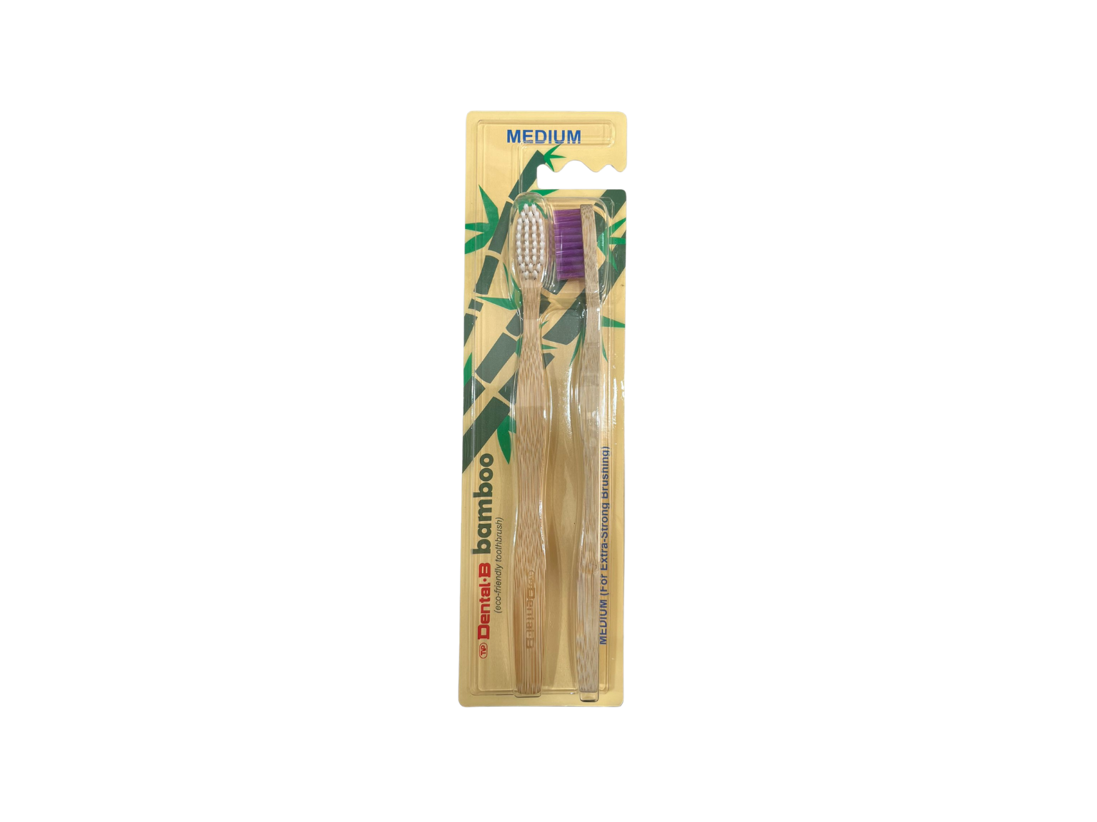 Dental B Bamboo Toothbrush - 2 Pcs
