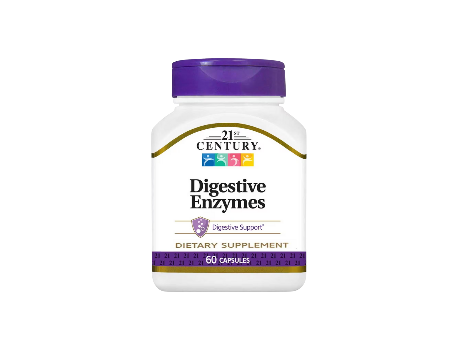 21St Century Digestive Enzymes Capsules 60 Pieces
