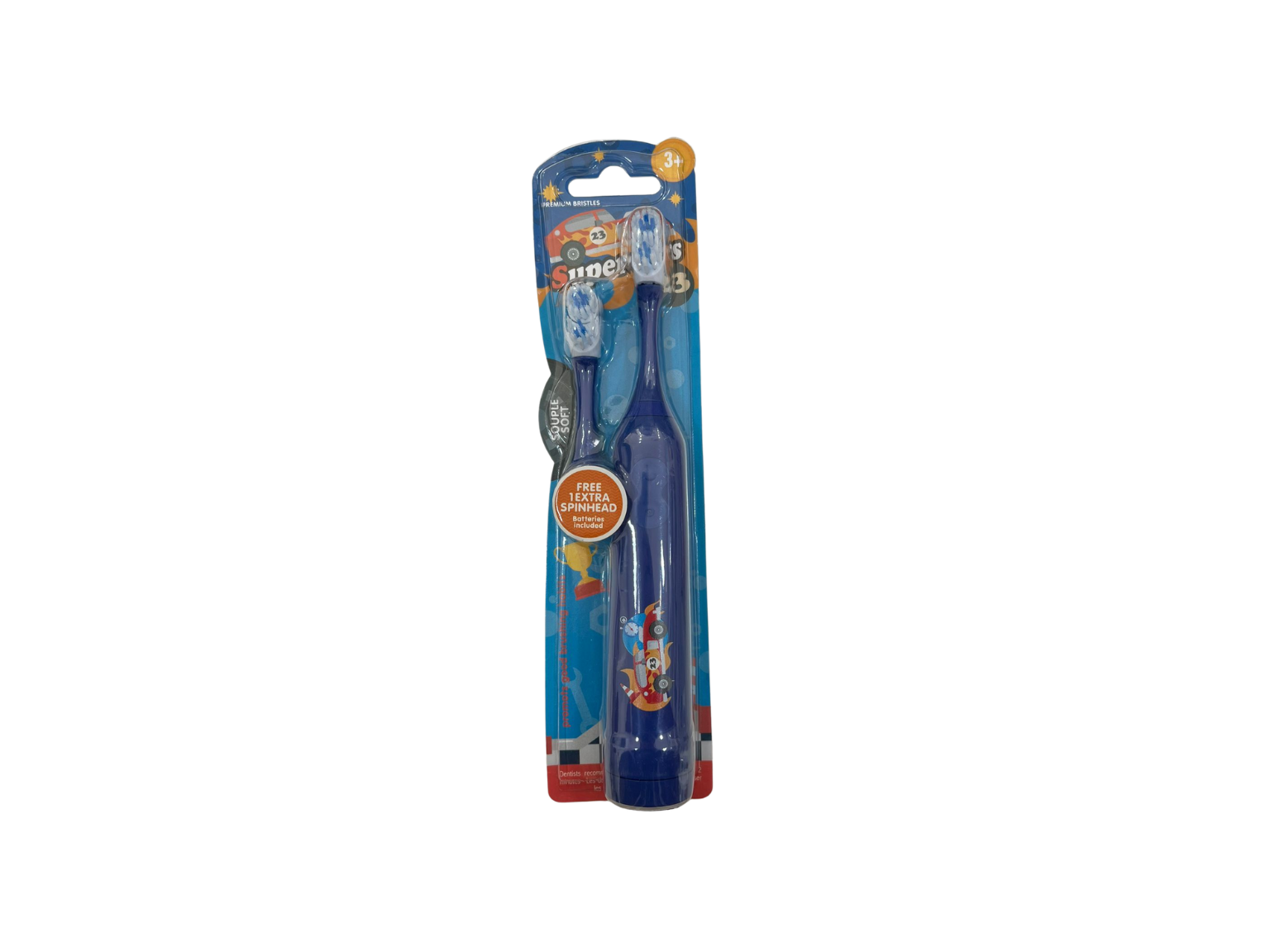 Kids Electric Toothbrush Super Cars