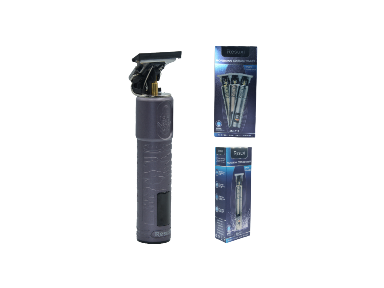 Resuxi Purple Rechargable Hair Clipper