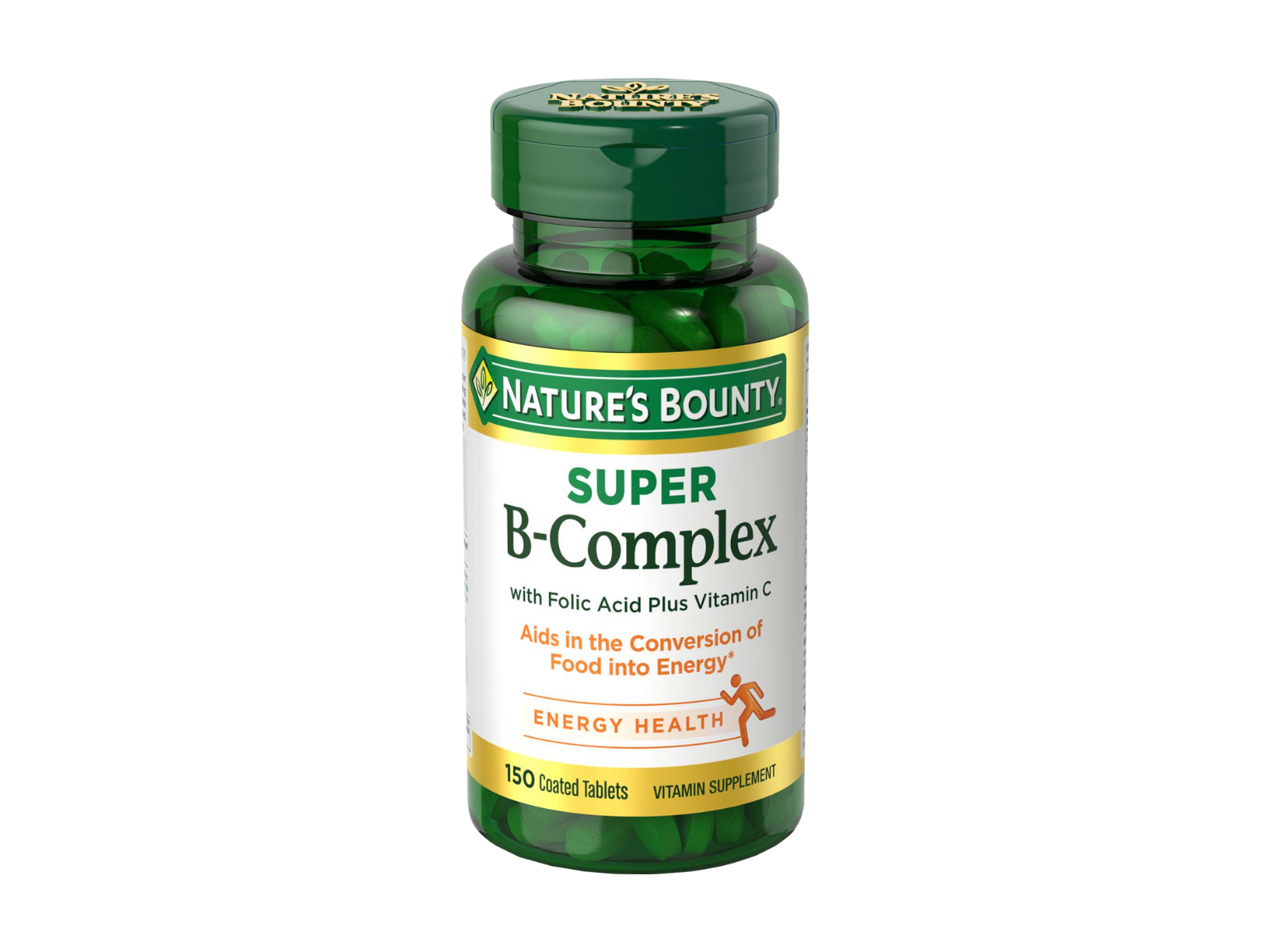 Nature's Bounty Vitamin B Complex Super w/Folic Acid + Vit C Tab  150's
