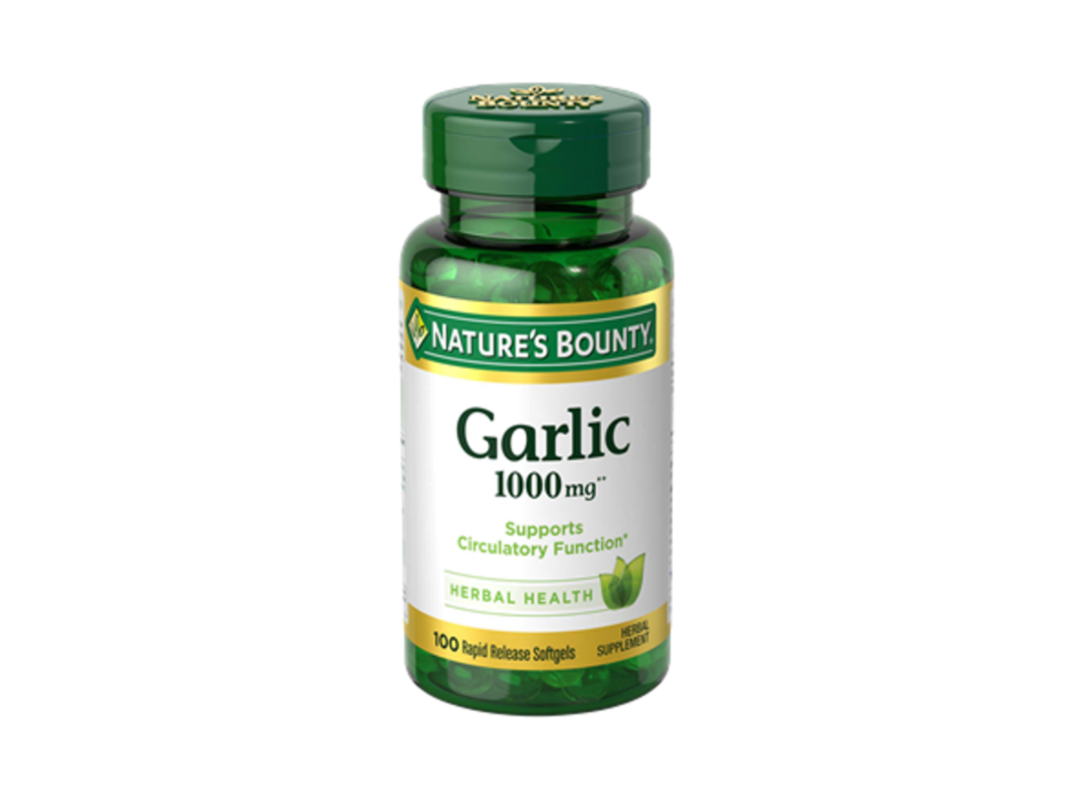 Nature's Bounty Garlic 1000mg Odorless - 100 Softgels