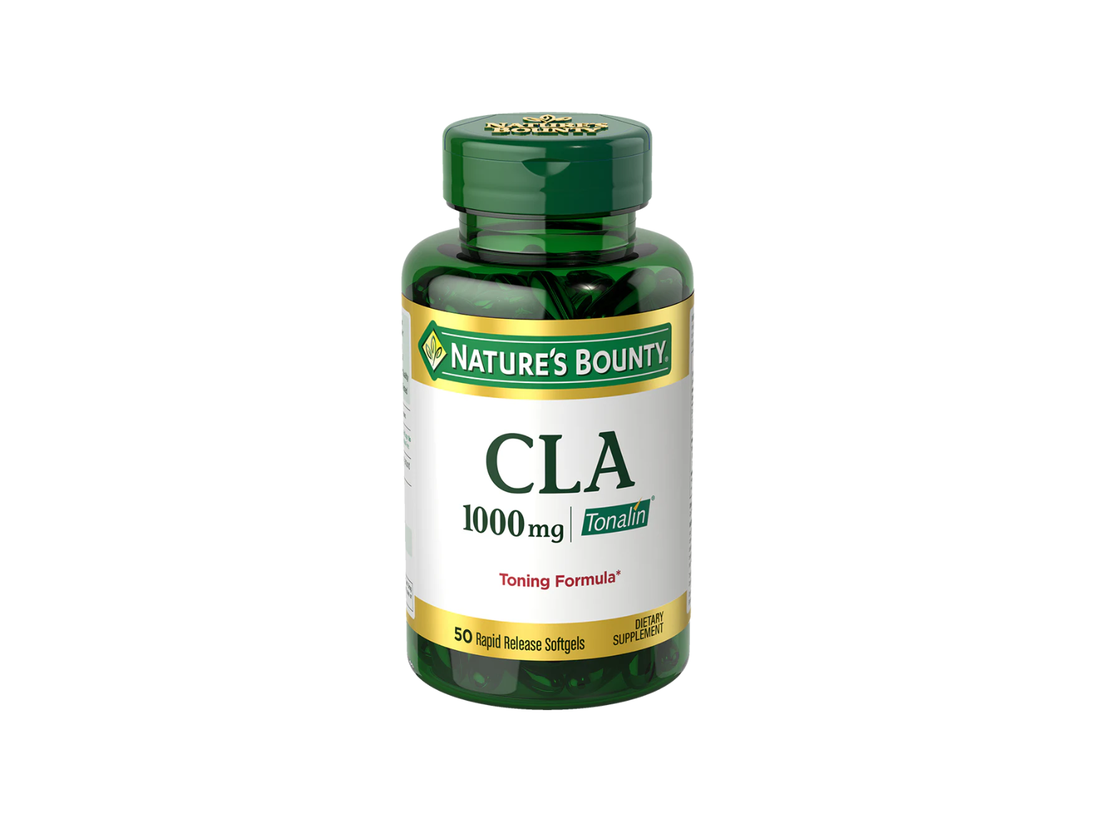 Nature's Bounty CLA 1000mg Tonalin - 50 Softgels