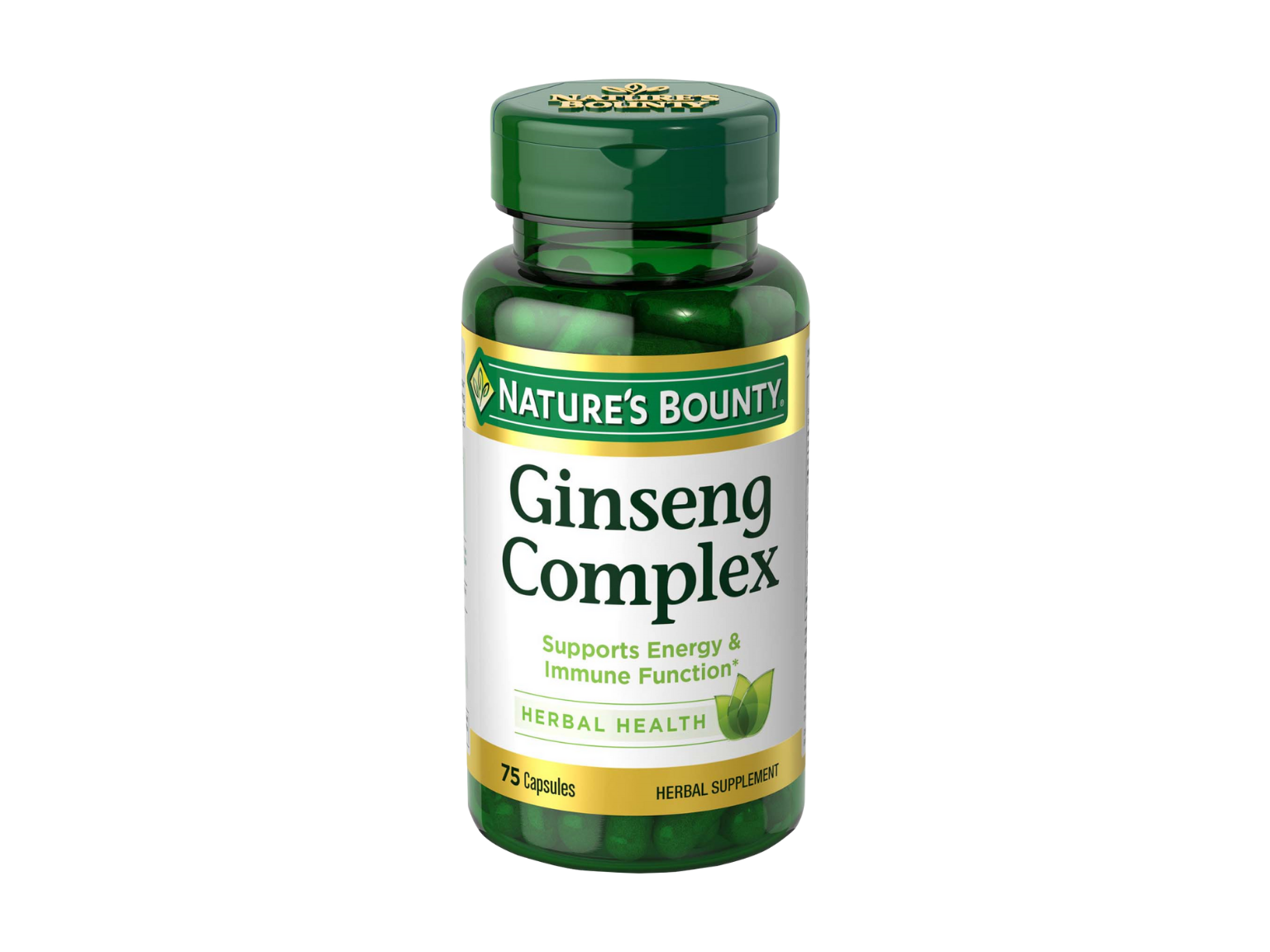 Nature's Bounty Ginseng Complex - 75 Capsules