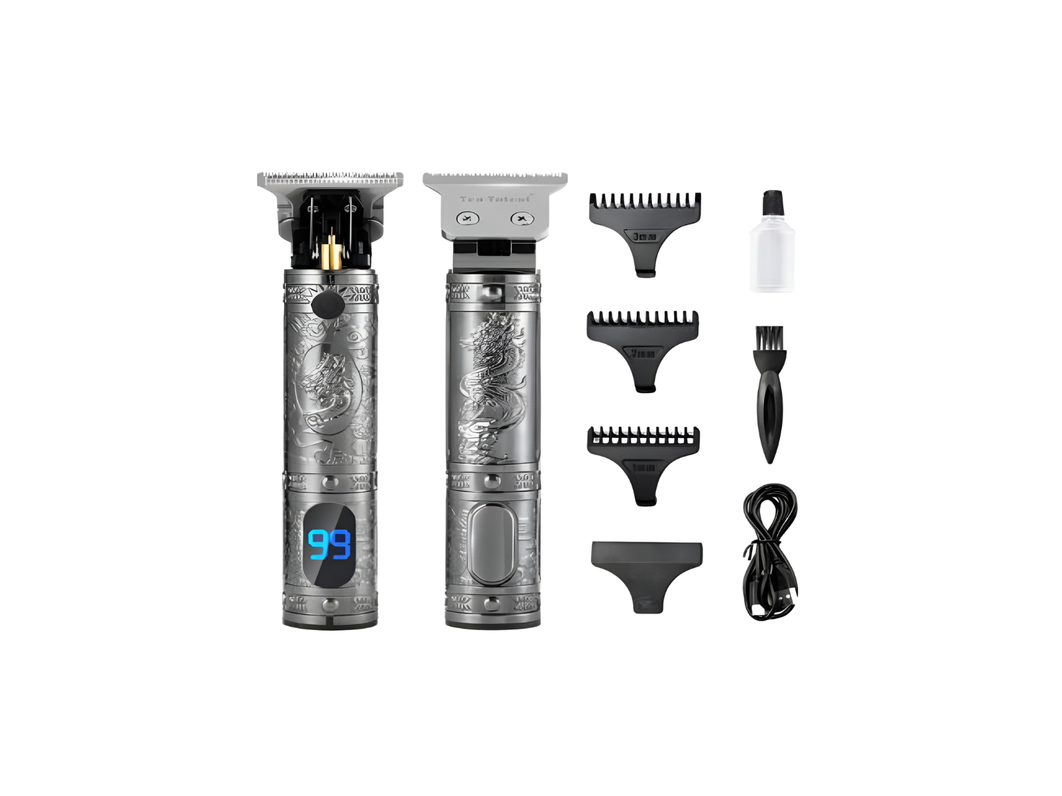 Suttik Silver Rechargable Hair Clip