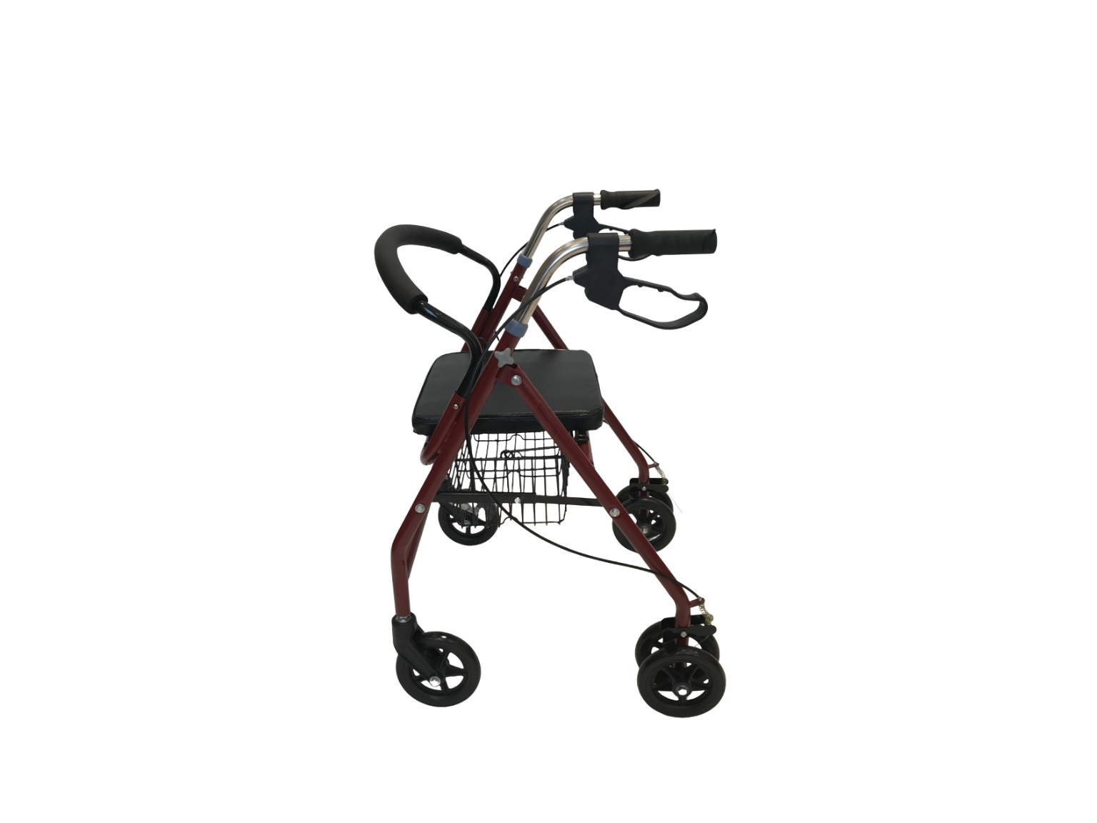 Wange Steel Walking Rollator with Seat