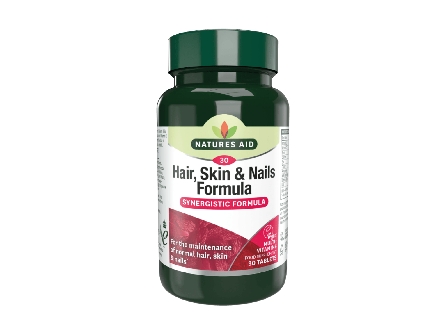 Nature's Aid Hair, Skin & Nails Formula - 30 Tablets