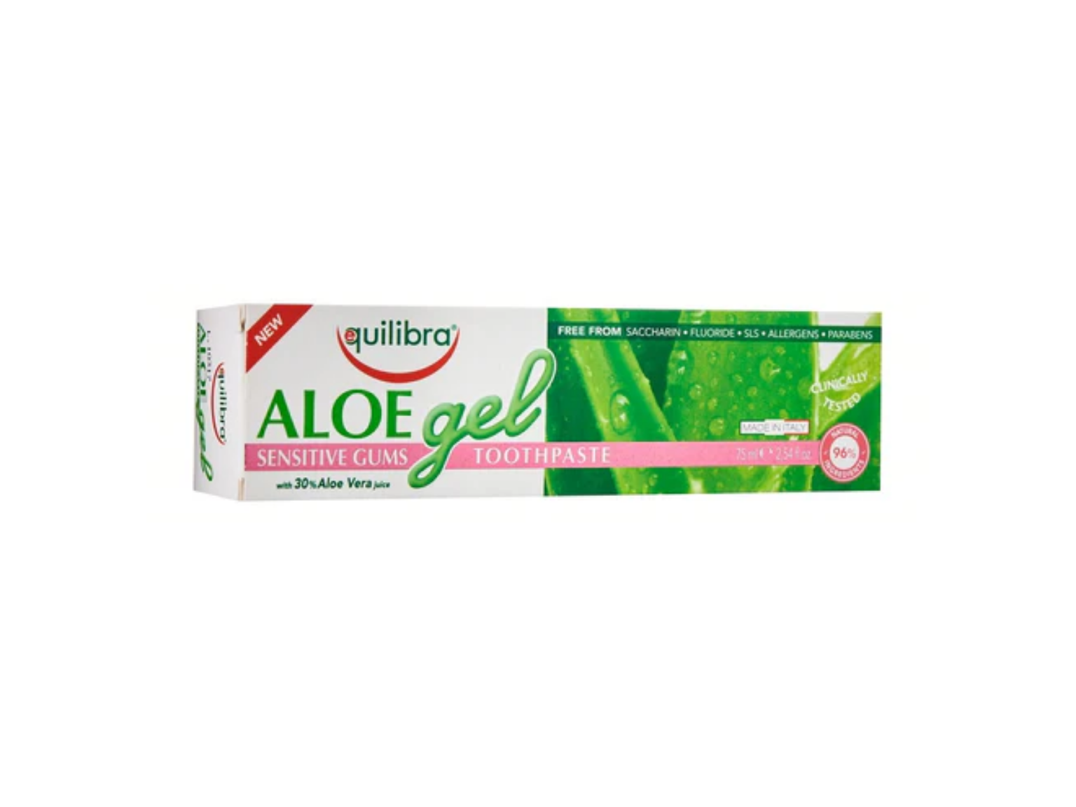 Equilibra Aloe Gel Whitening Toothpaste 75ml