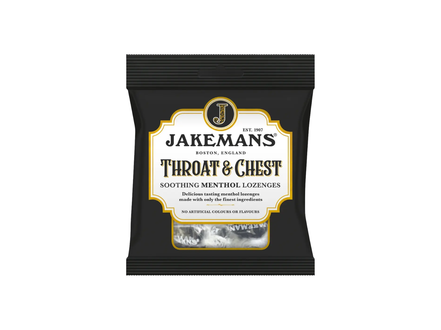 Jakemans Throat & Chest Soothing Menthol Lozenges 73g