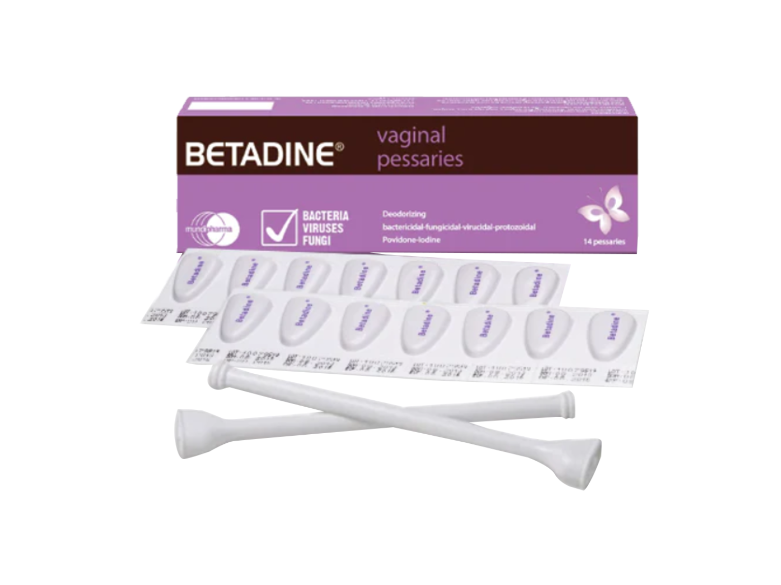 Betadine Vaginal Pessaries - 14 Pessaries