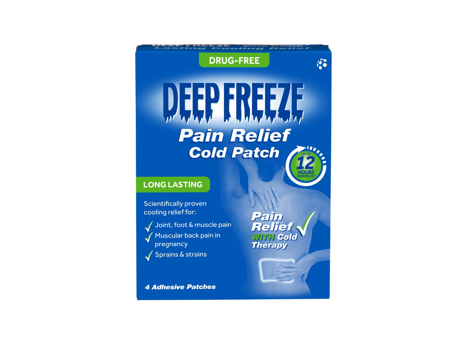 Mentholatum Deep Freeze Pain Relief Cold Patch - 4pcs