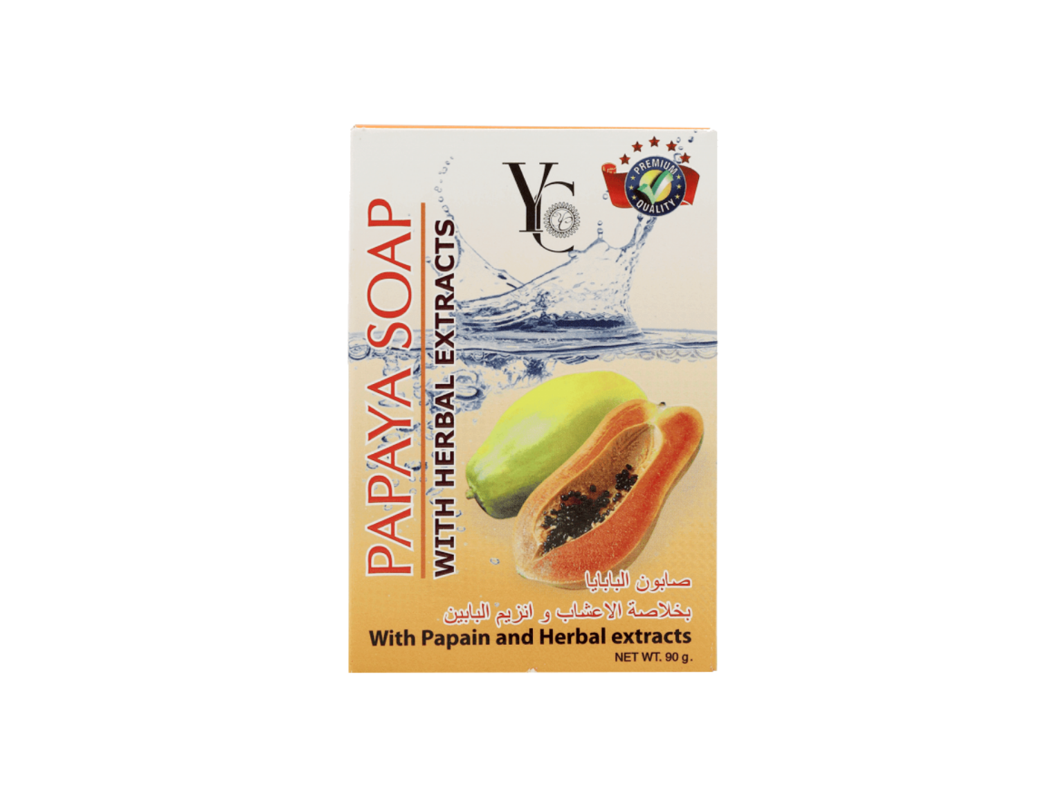 YC Papaya Soap in Sliding Box 90g