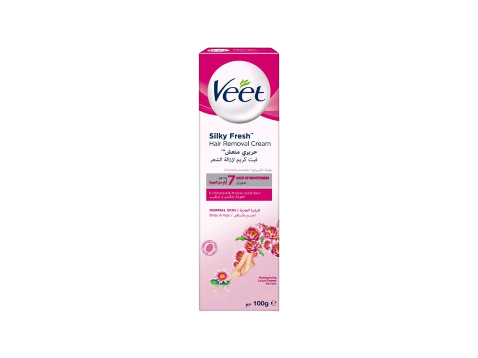 Veet Silky Fresh Hair Removal Cream 100g - Normal Skin