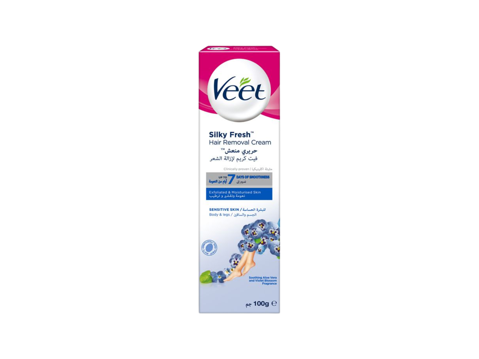 Veet Silky Fresh Hair Removal Cream 100g - Sensitive Skin