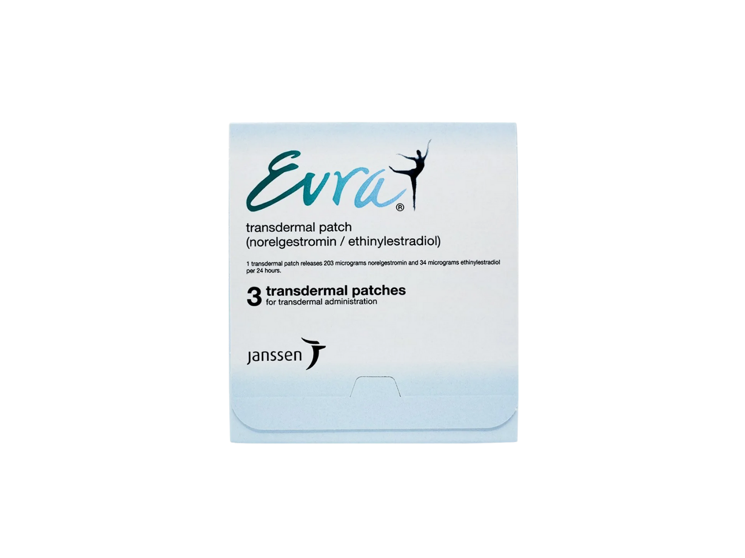 Evra Transdermal Patches - 3 Patches