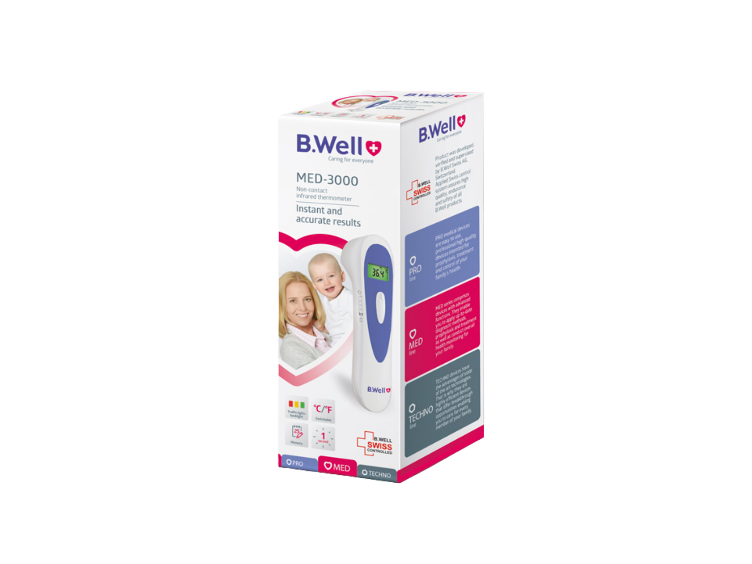 B.Well Med-3000 Electronic Medical Infrared Thermometer