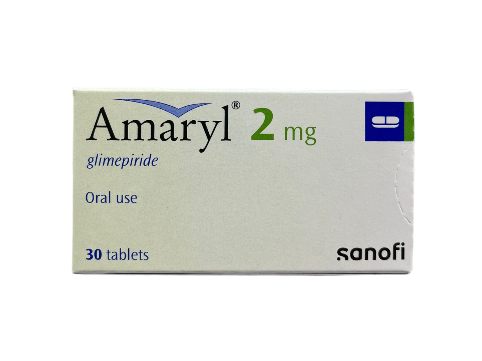 Amaryl 2mg - 30 Tablets