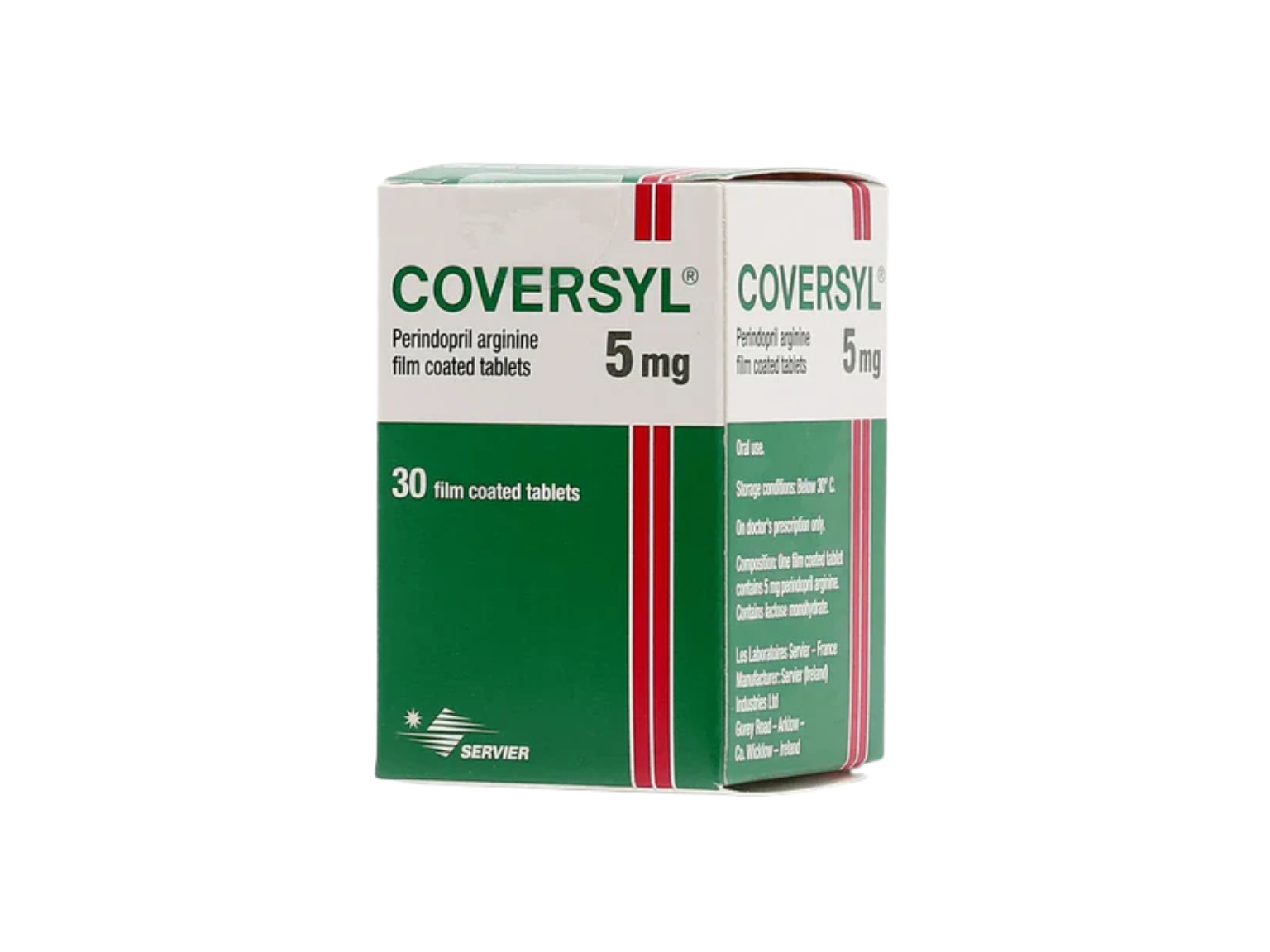 Coversyl 5mg - 30 Tablets