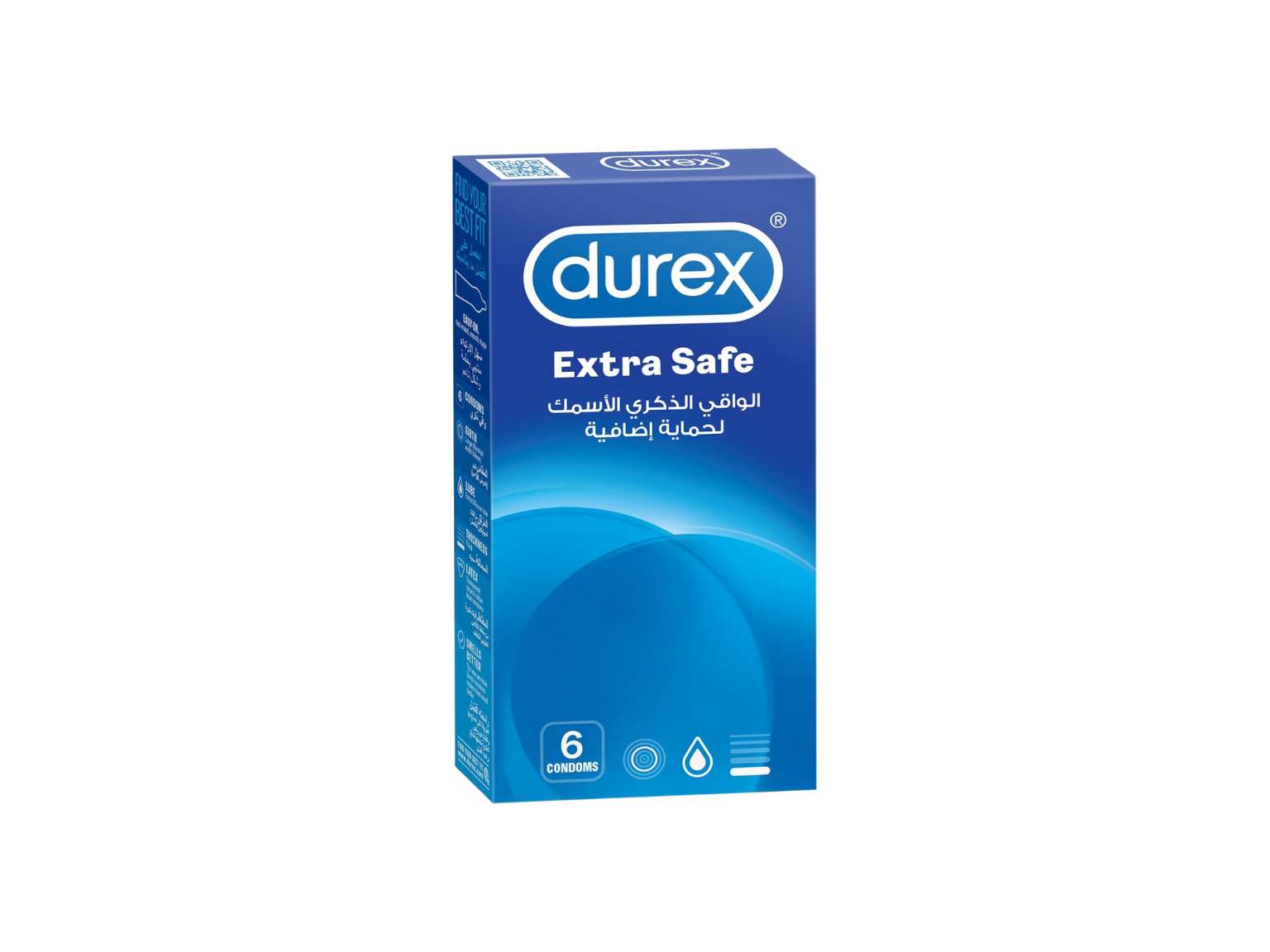 Durex Extra Safe Extra Lubed Condoms 6s