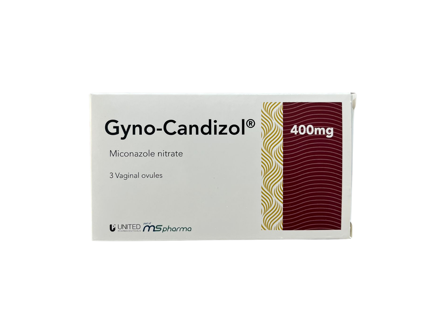 Gyno Candizol 400mg - 3 Vaginal Ovules