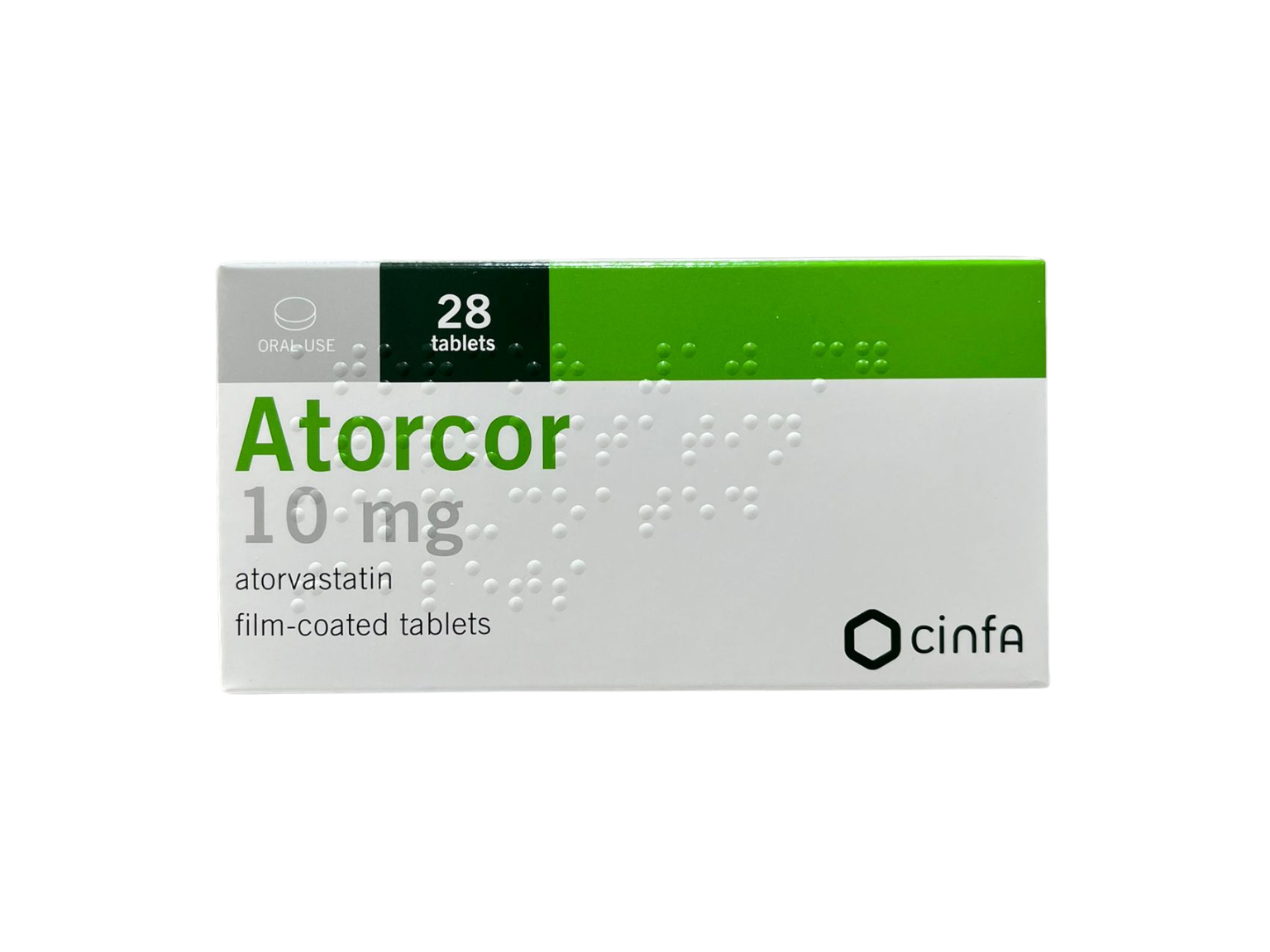 Atorcor 10mg - 28 Tablets