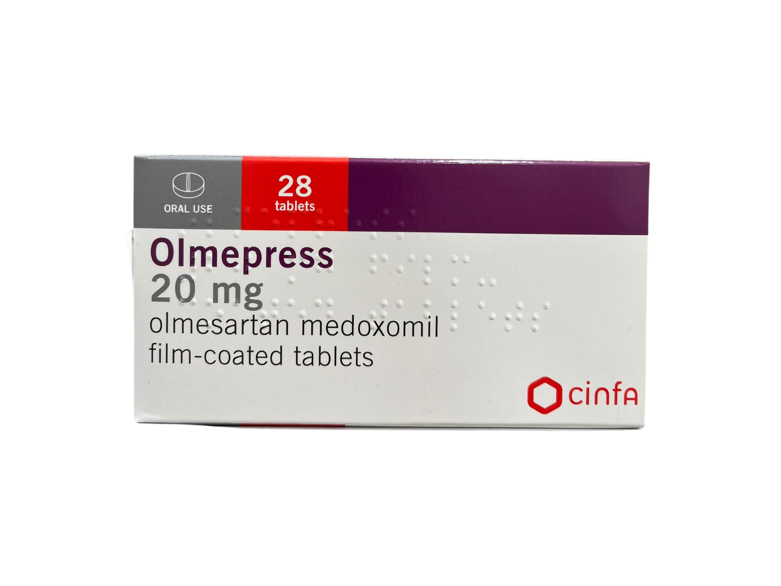 Olmepress 20mg - 28 Tablets