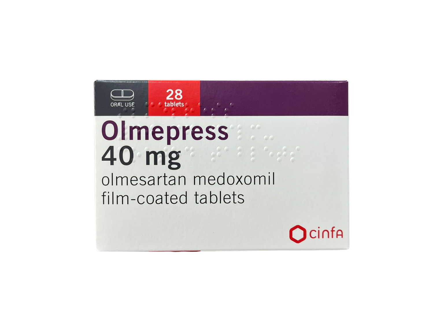 Olmepress 40mg - 28 Tablets