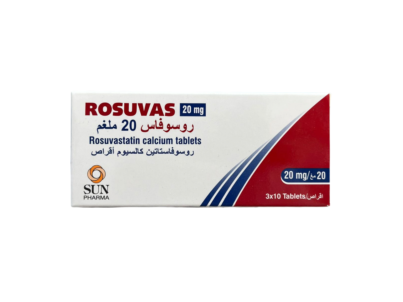 Rosuvas 20mg - 30 Tablets