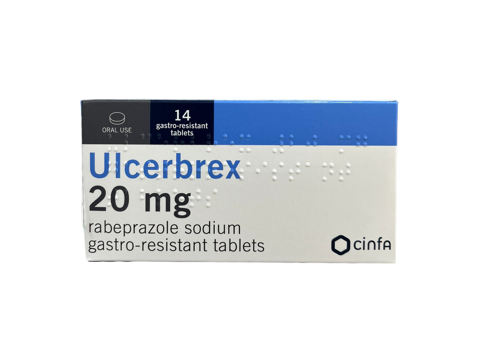 Ulcerbrex 20mg - 14 Tablets