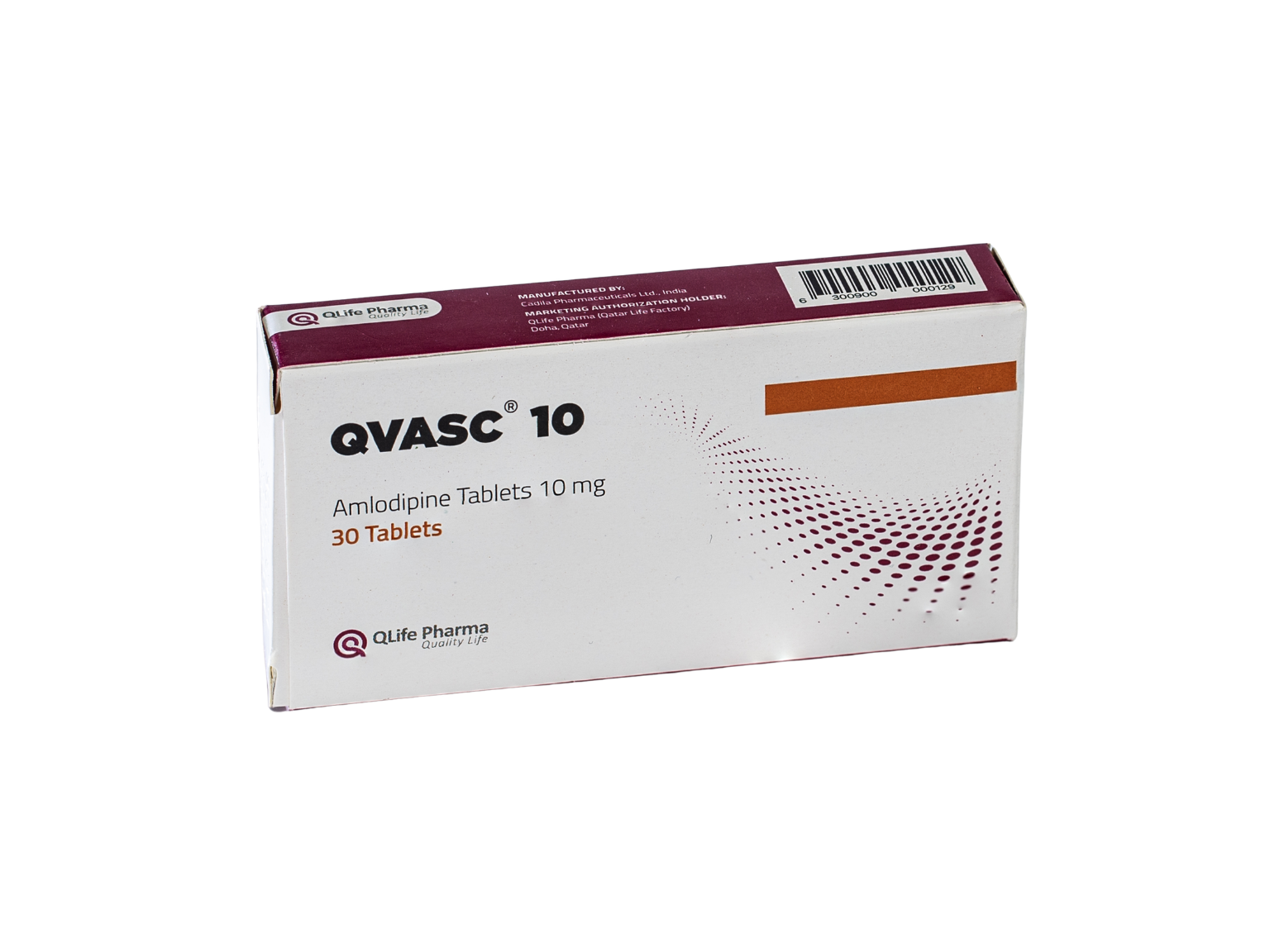 Qvasc 10mg - 30 Tablets