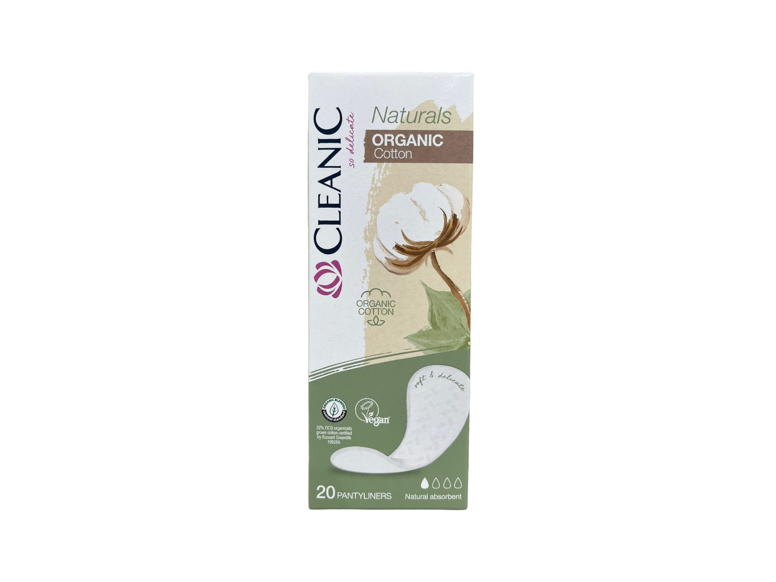 Cleanic Organic Sanitary Pads - Panty Liner