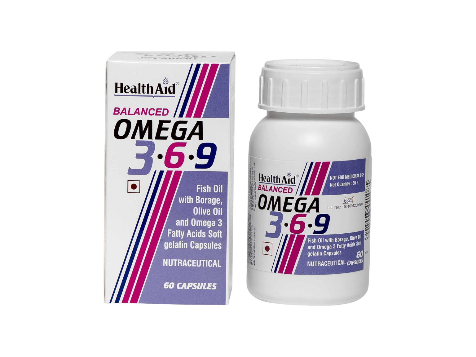 HealthAid Omega 3,6,9 60 Capsules