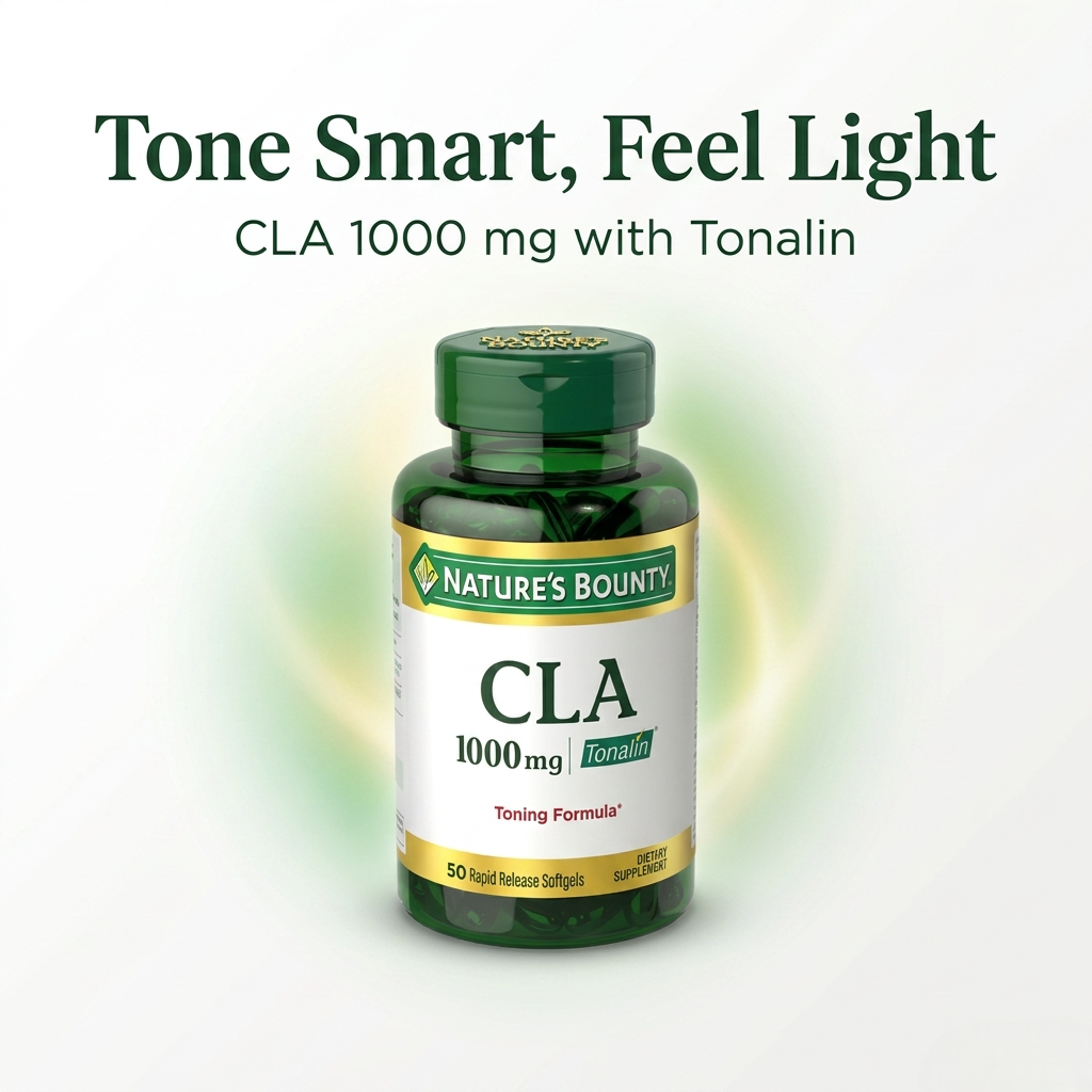 Nature's Bounty CLA 1000mg Tonalin - 50 Softgels