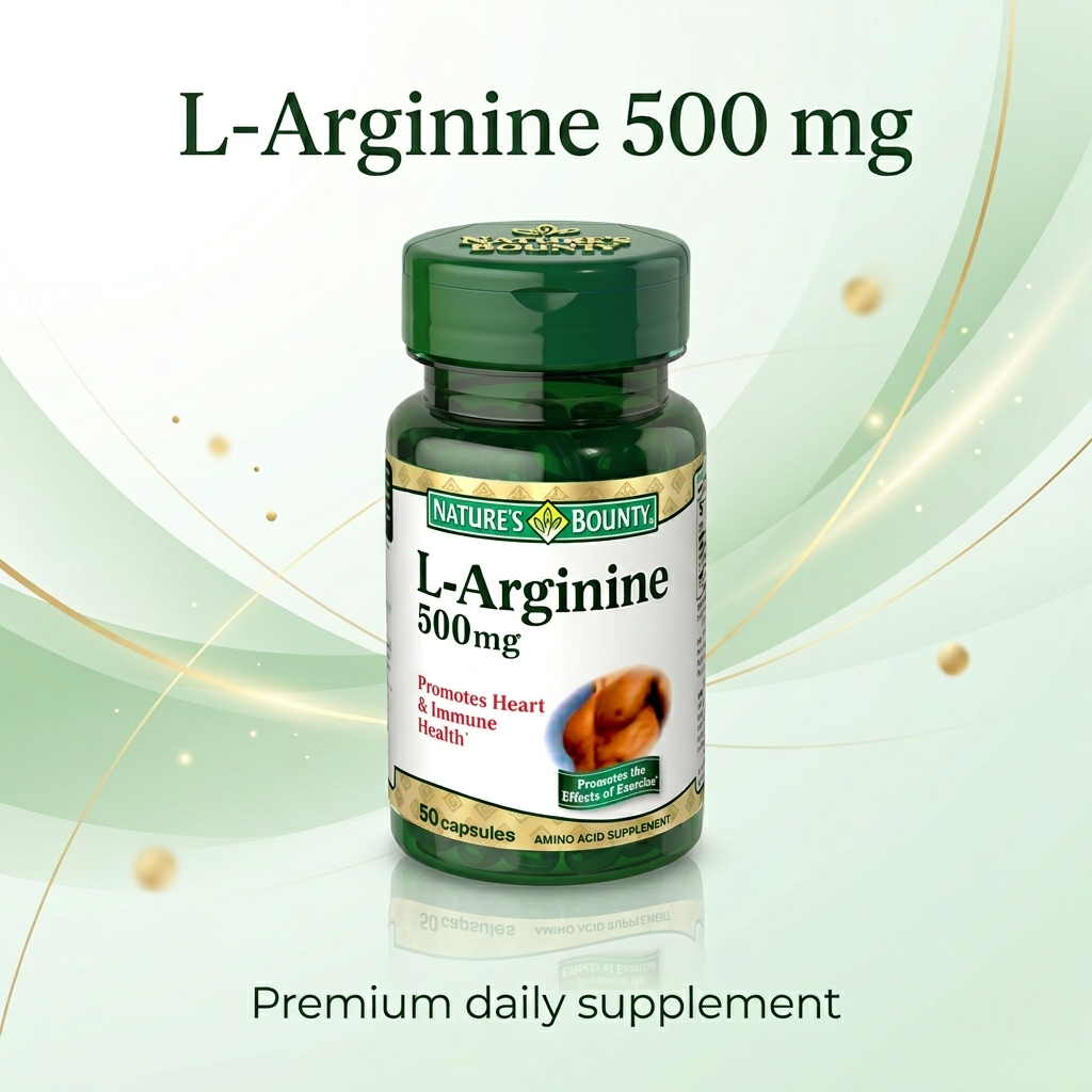 Nature's Bounty L-Arginine 500mg -  50 Capsules