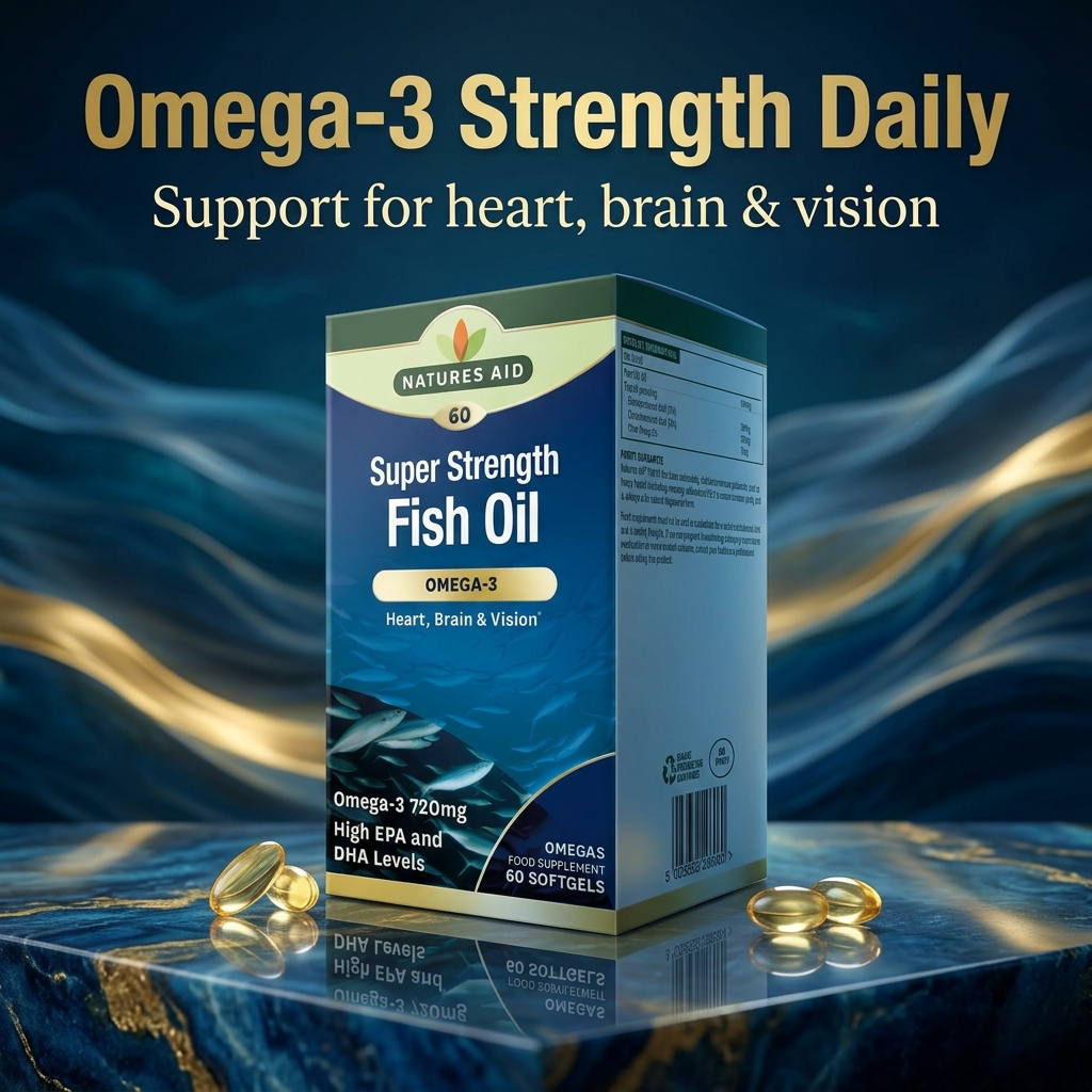 Nature's Aid Super Strength Omega-3 - 60 Softgels