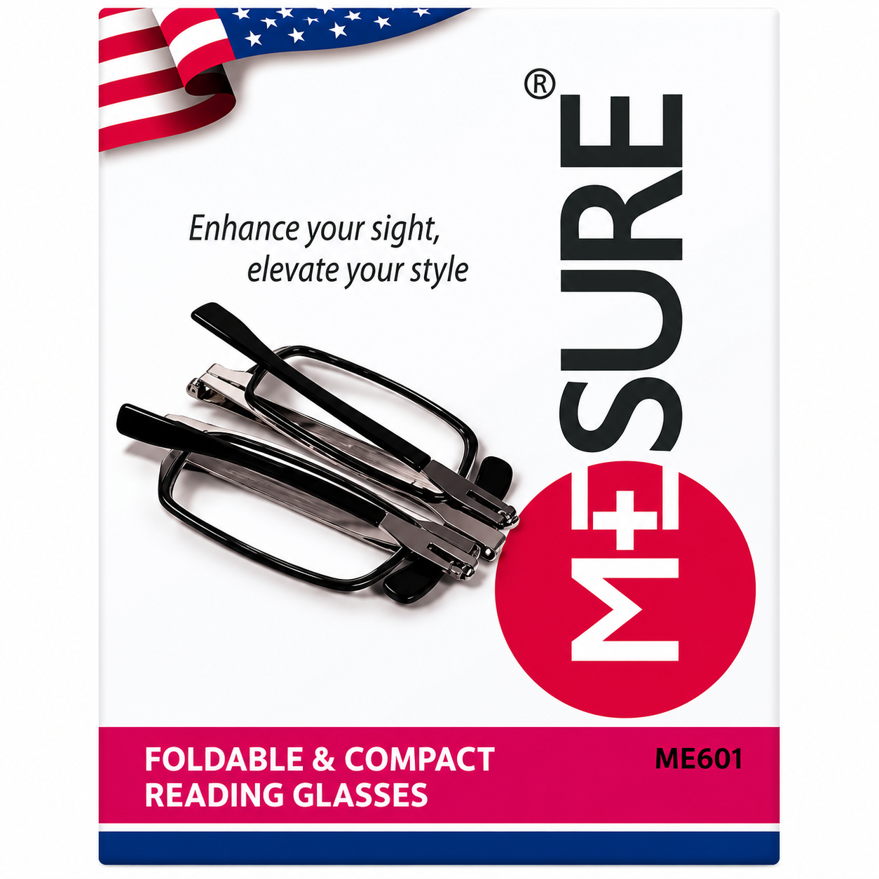 ME601-150 Mesure Foldable Reading Glass 1.50