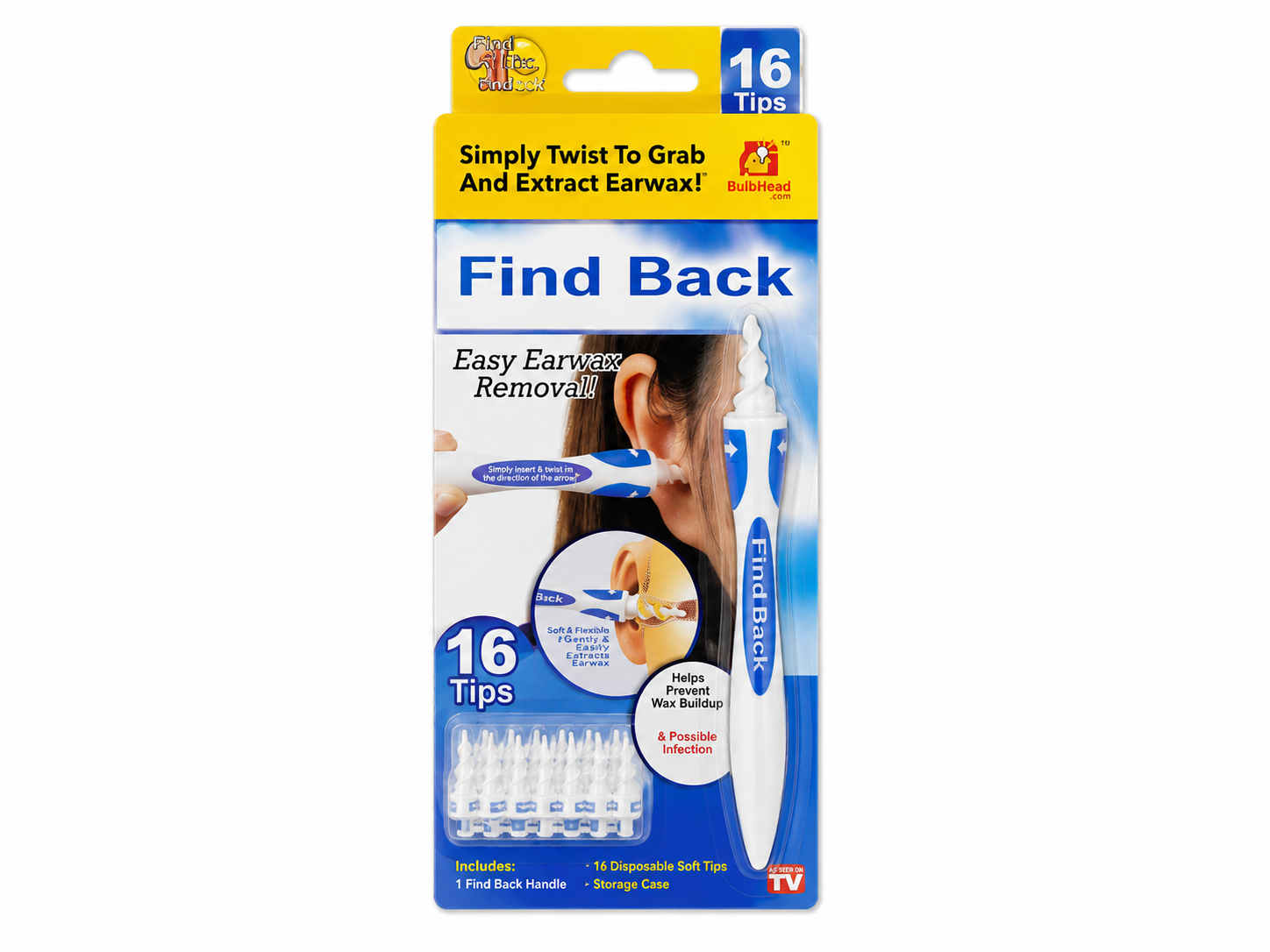 Find Back Silicon Earwax Removal