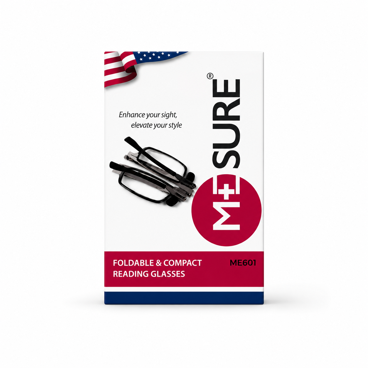 ME601-200 Mesure Foldable Reading Glass 2.00