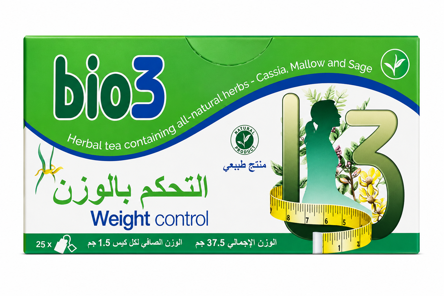 Bio 3 Weight Control Tea 25 Tea bags