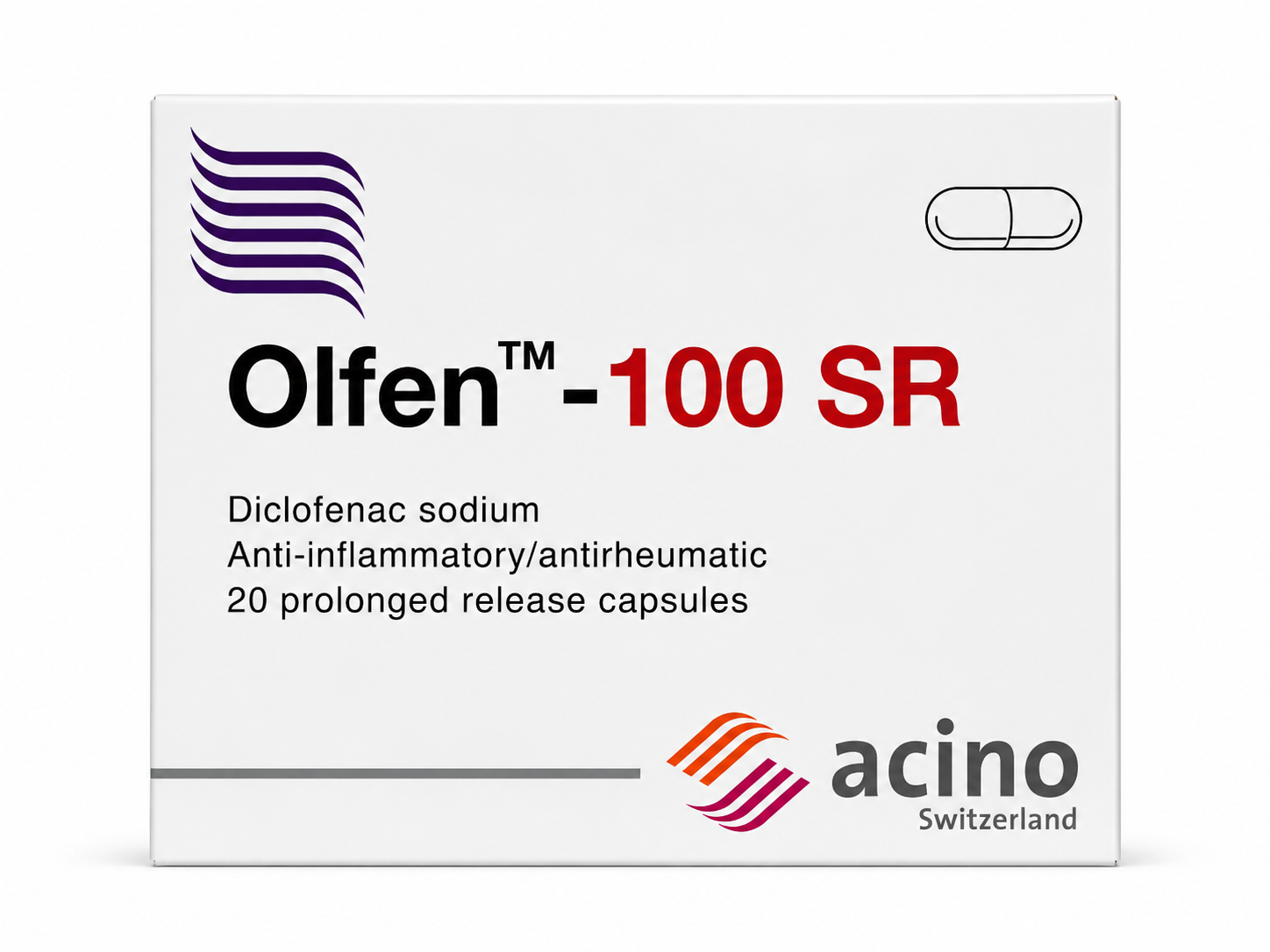 Olfen 100mg - 20 Capsules