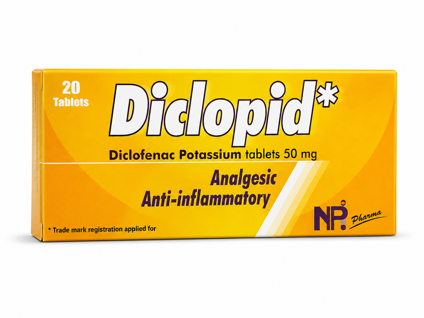 Diclopid 50mg - 20 Tablets