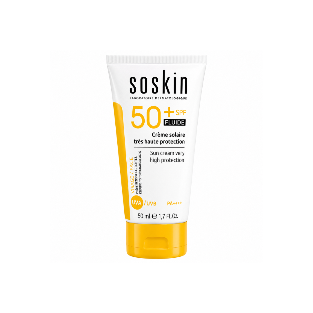 SOSKIN SPF50+ Fluide Sun Cream Very High Protection 50ml