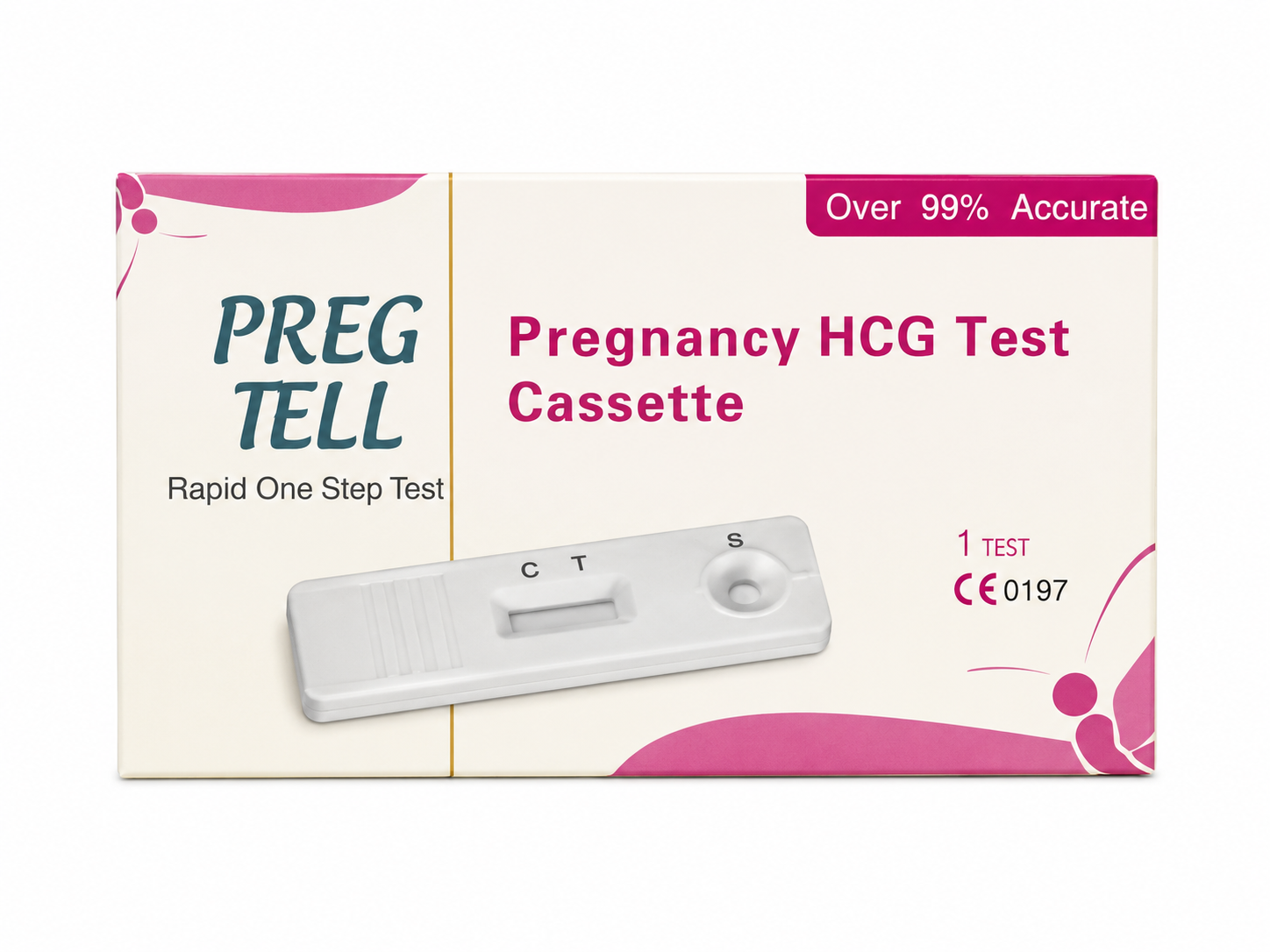 Preg-Tell HCG Pregnancy Test Cassette Type