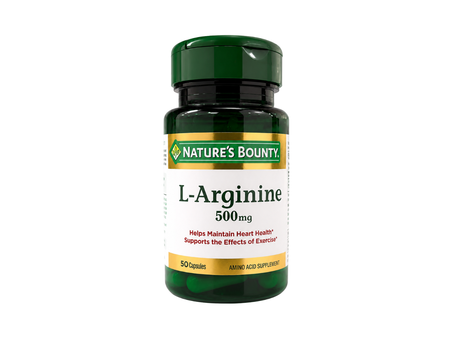 Nature's Bounty L-Arginine 500mg -  50 Capsules