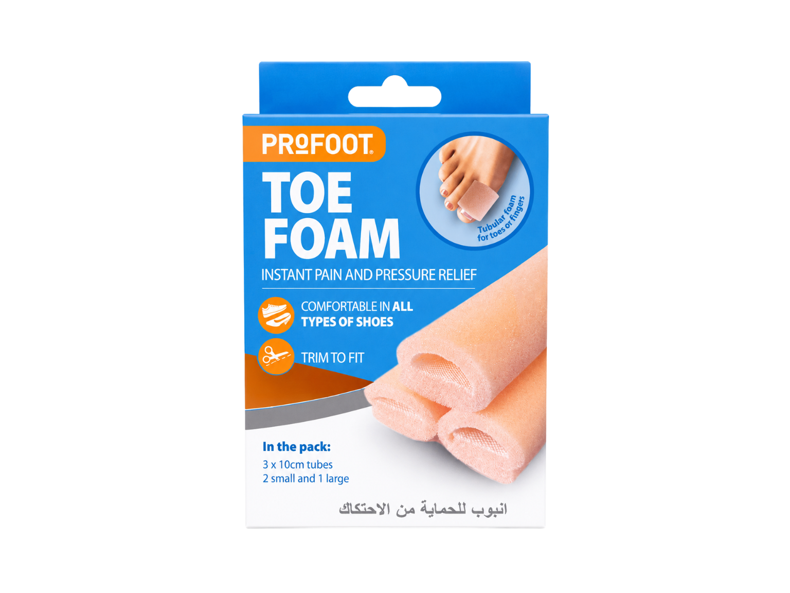 Profoot Toefoam 3 Tubes 10cm