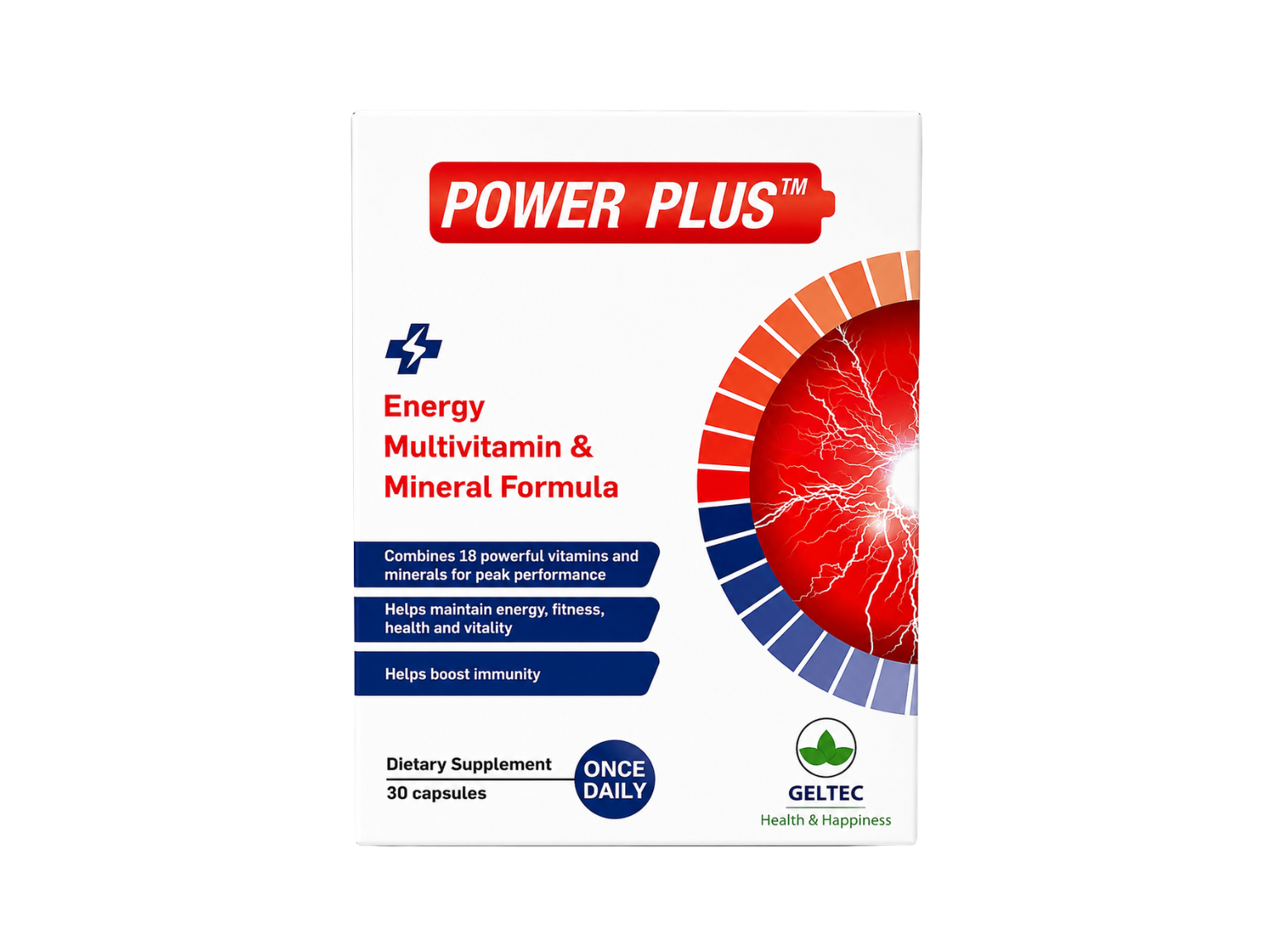 Geltec Power Plus - 30 Capsules