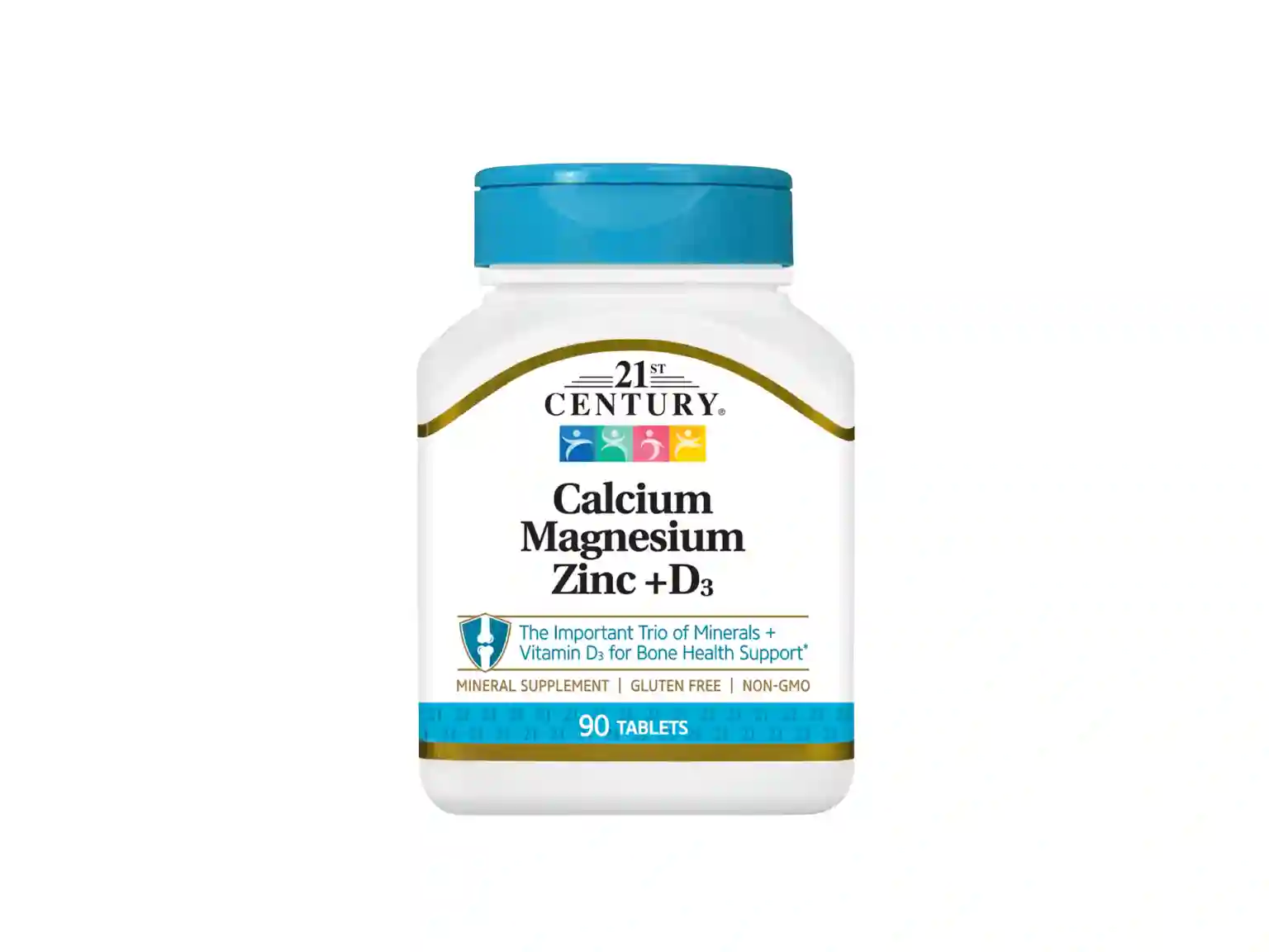 21st Century Calcium, Magnesium, Zinc+D Tablets 90 Pieces