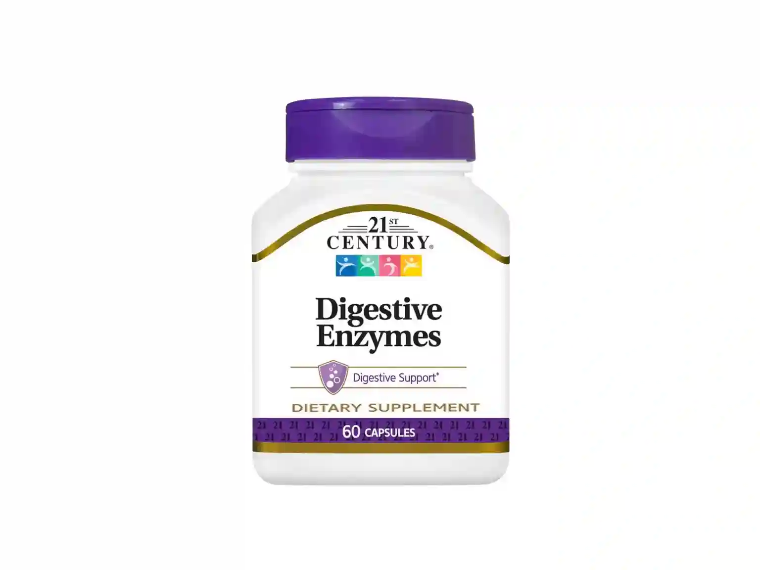 21St Century Digestive Enzymes Capsules 60 Pieces