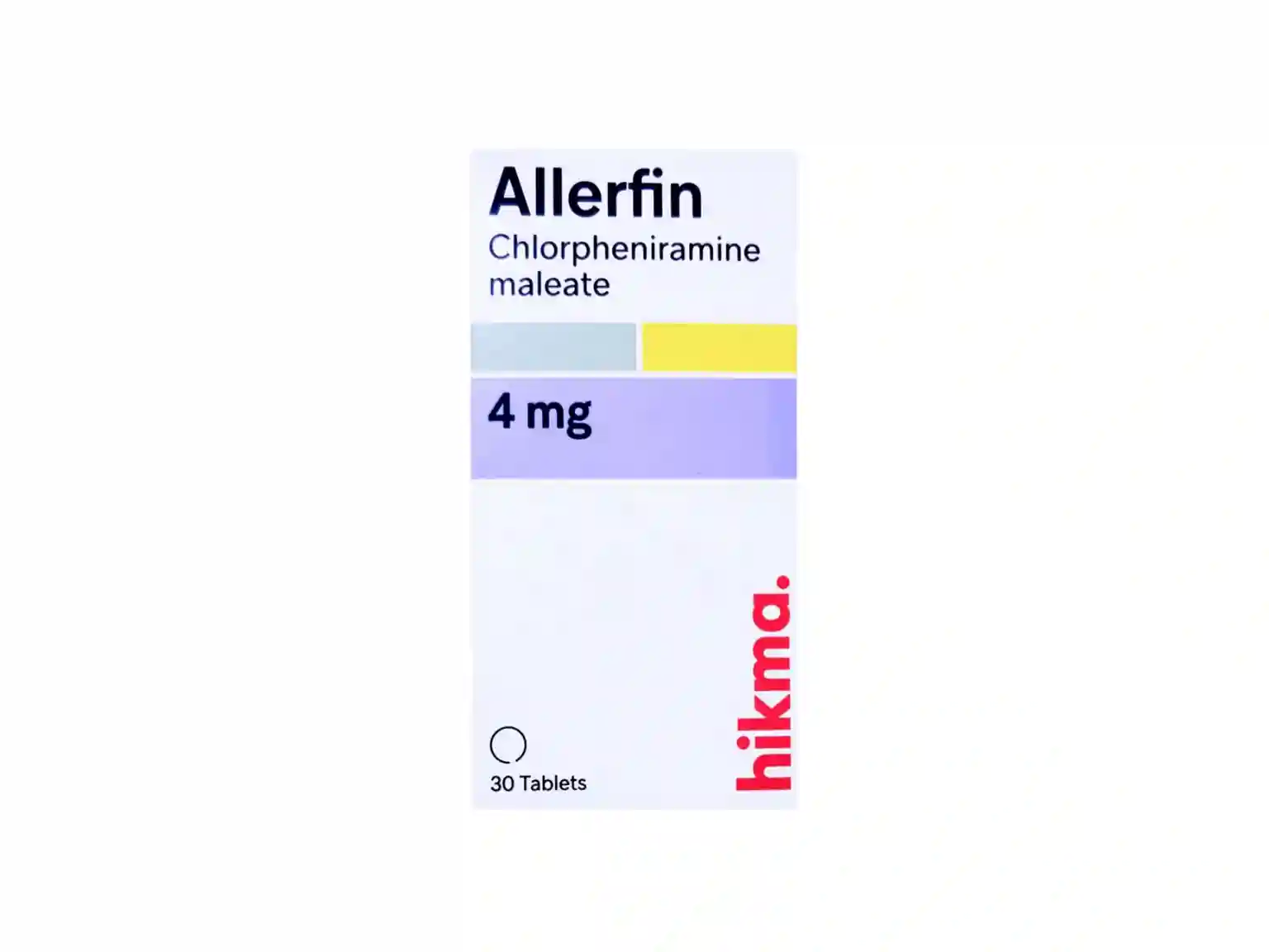 Allerfin 4mg 30 Tablets